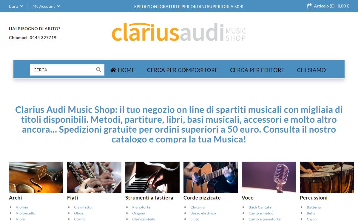 Clarius Audi Music Shop
