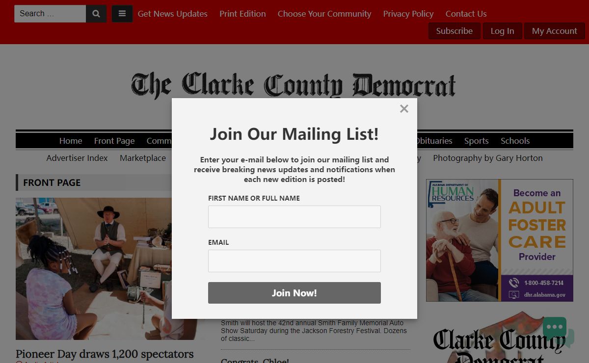Clarke County Democrat