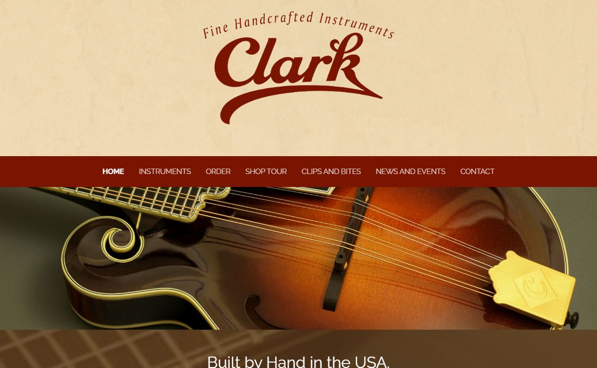Clark Mandolins, Made in the USA | Boise, ID