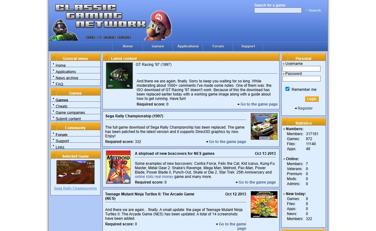 Classic-Gaming.Net Arcade Games and Retro Games Tips and Tricks News