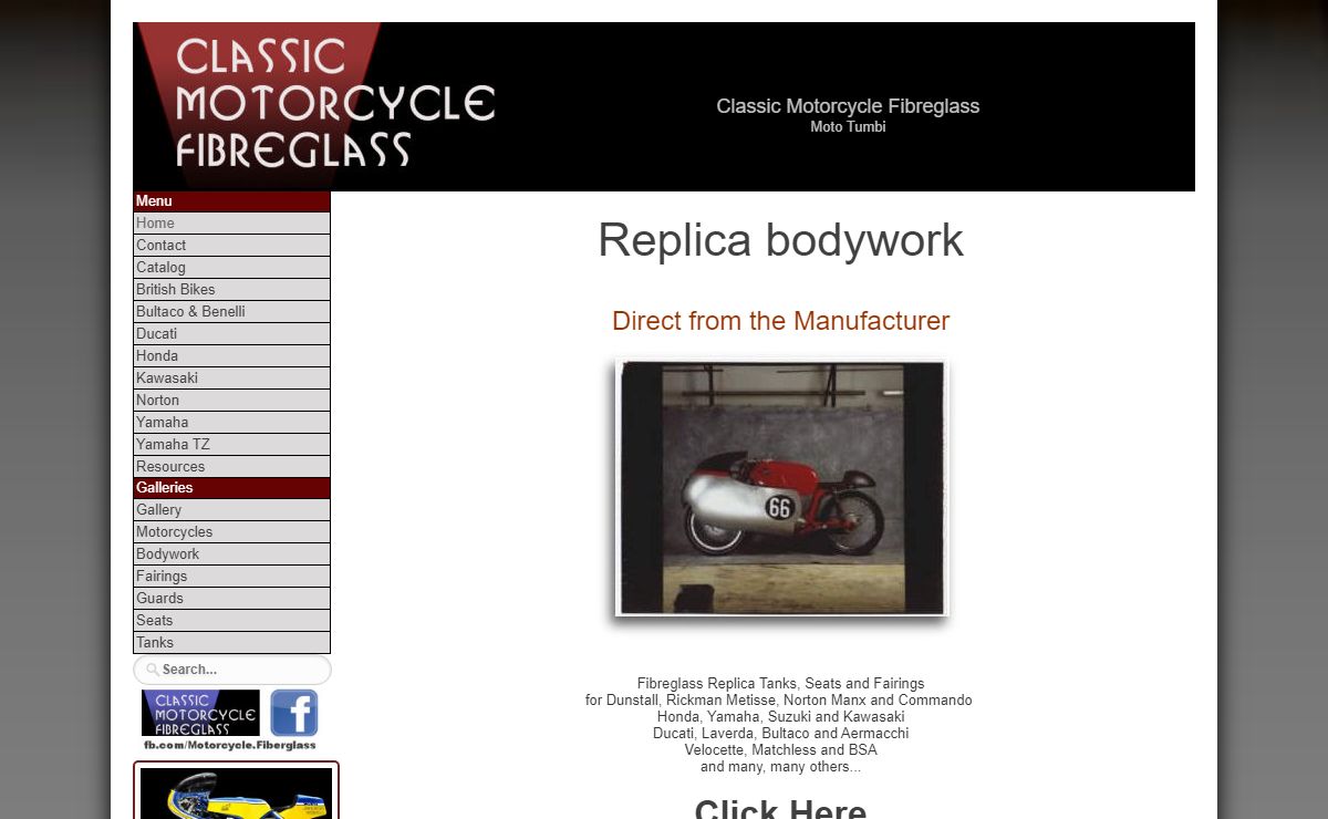 Classic Motorcycle Fibreglass
