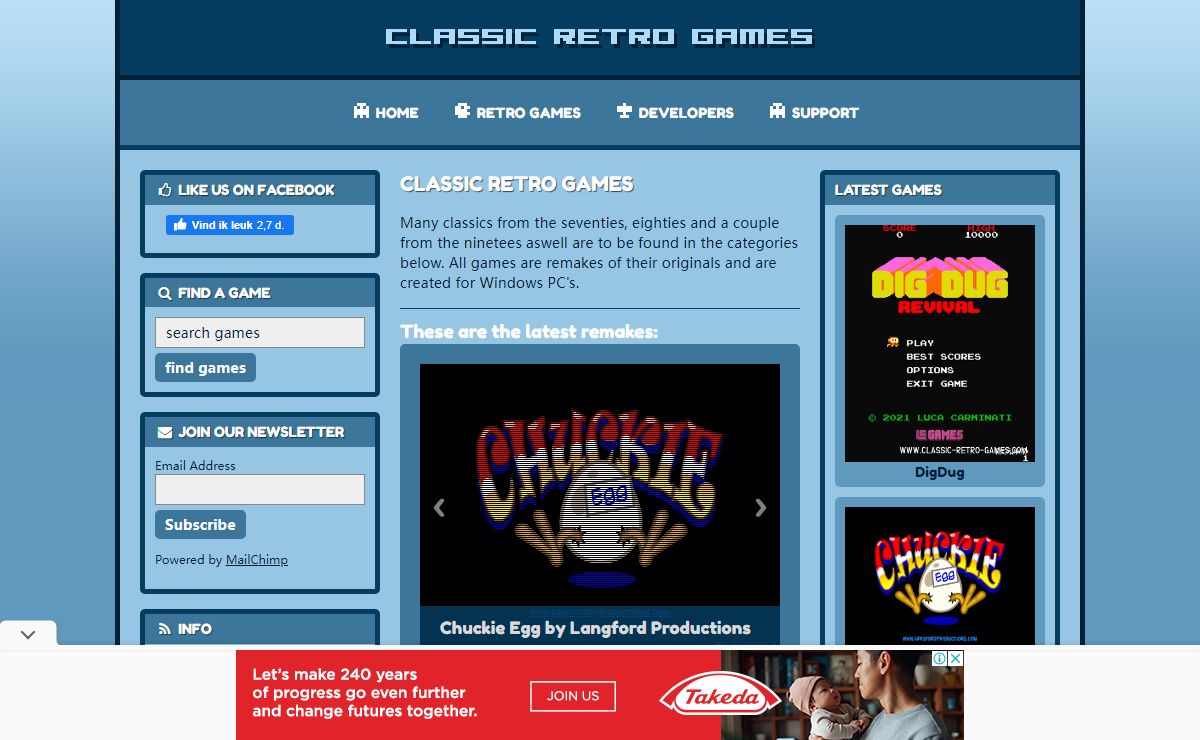 Play Free Remakes of Classic Retro Games