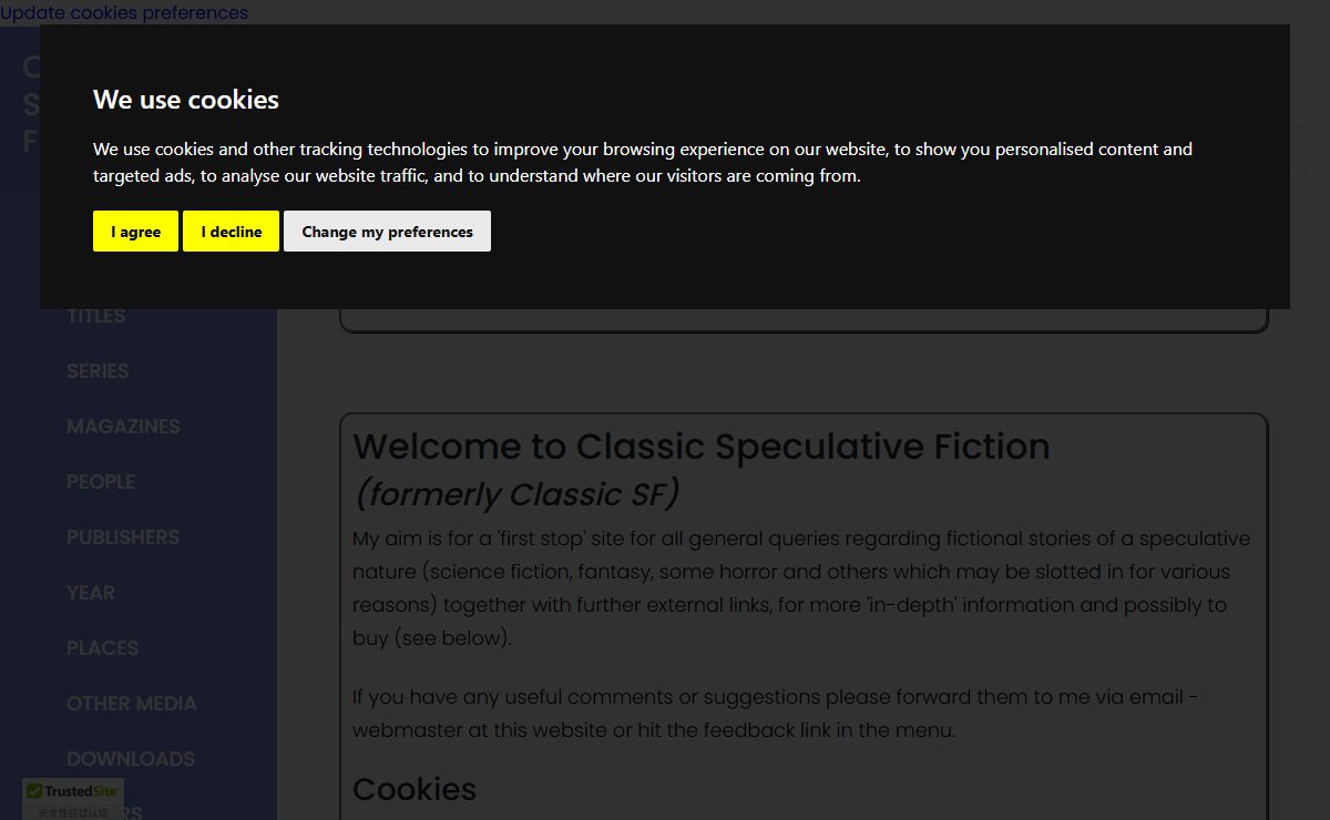 Classic Speculative Fiction