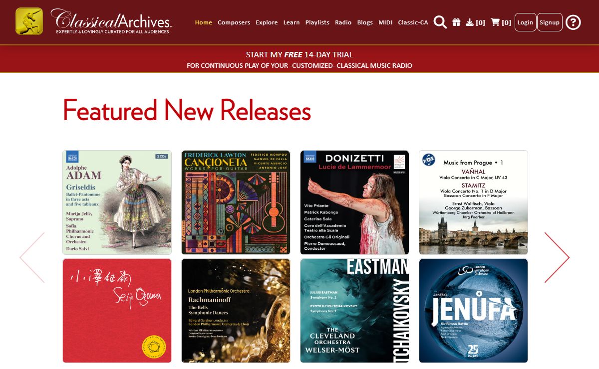 Home - Classical Archives