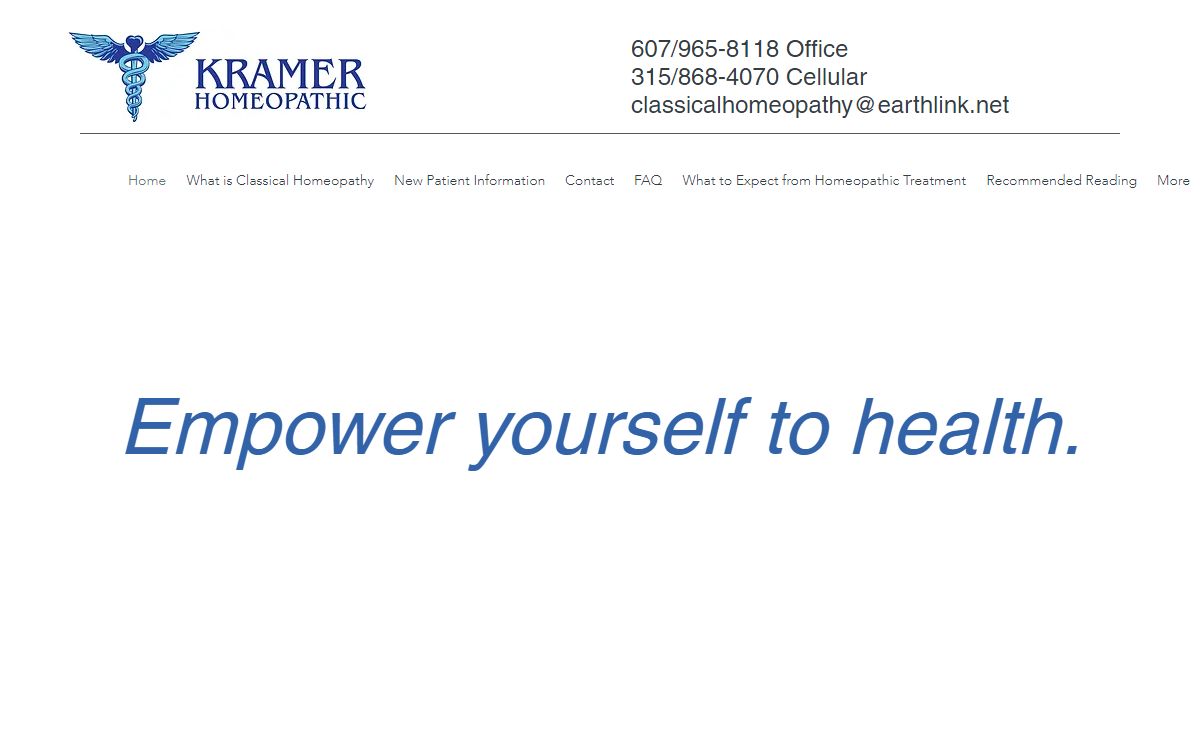 Home | Kramer Homeopathic