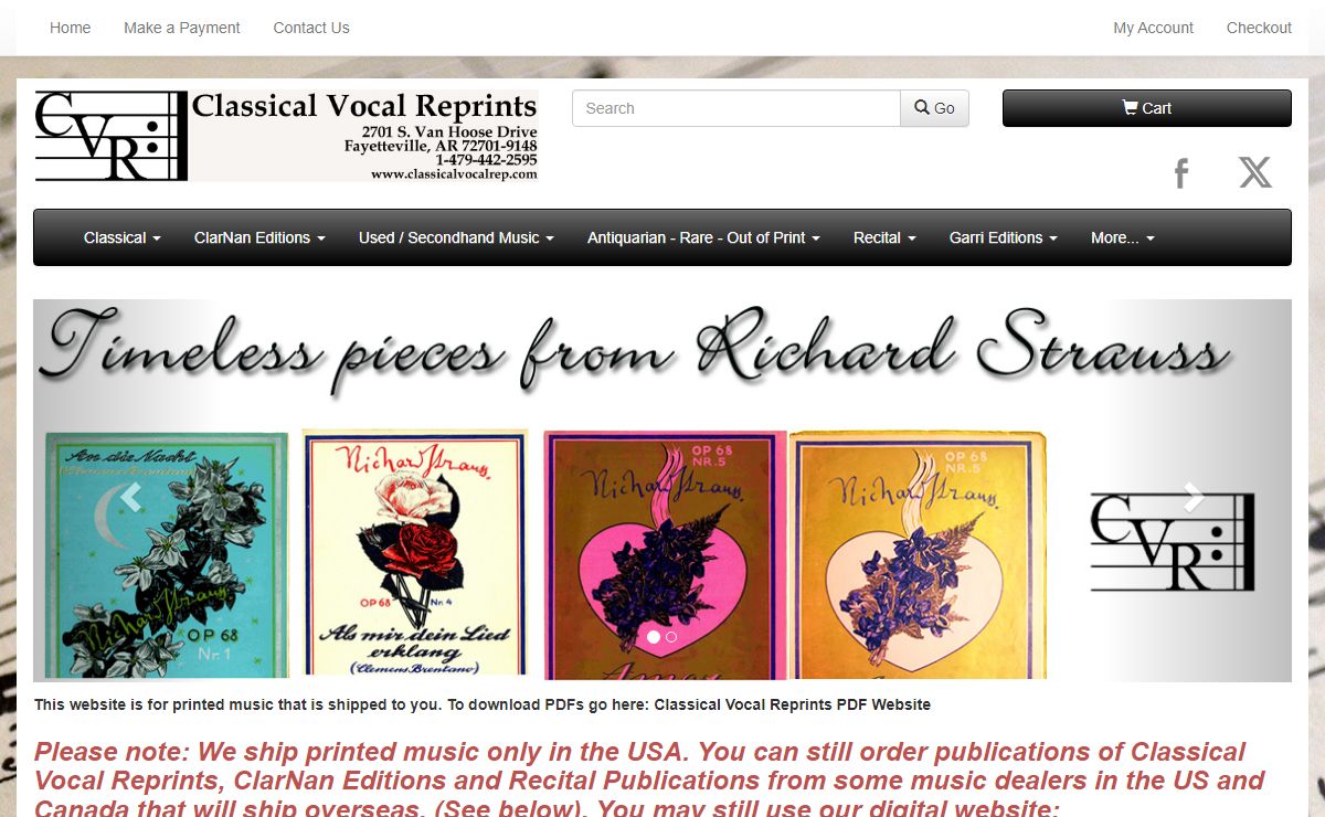 Classical Vocal Reprints