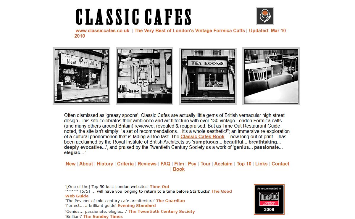 Classic Cafes | London's vintage Formica caffs!
