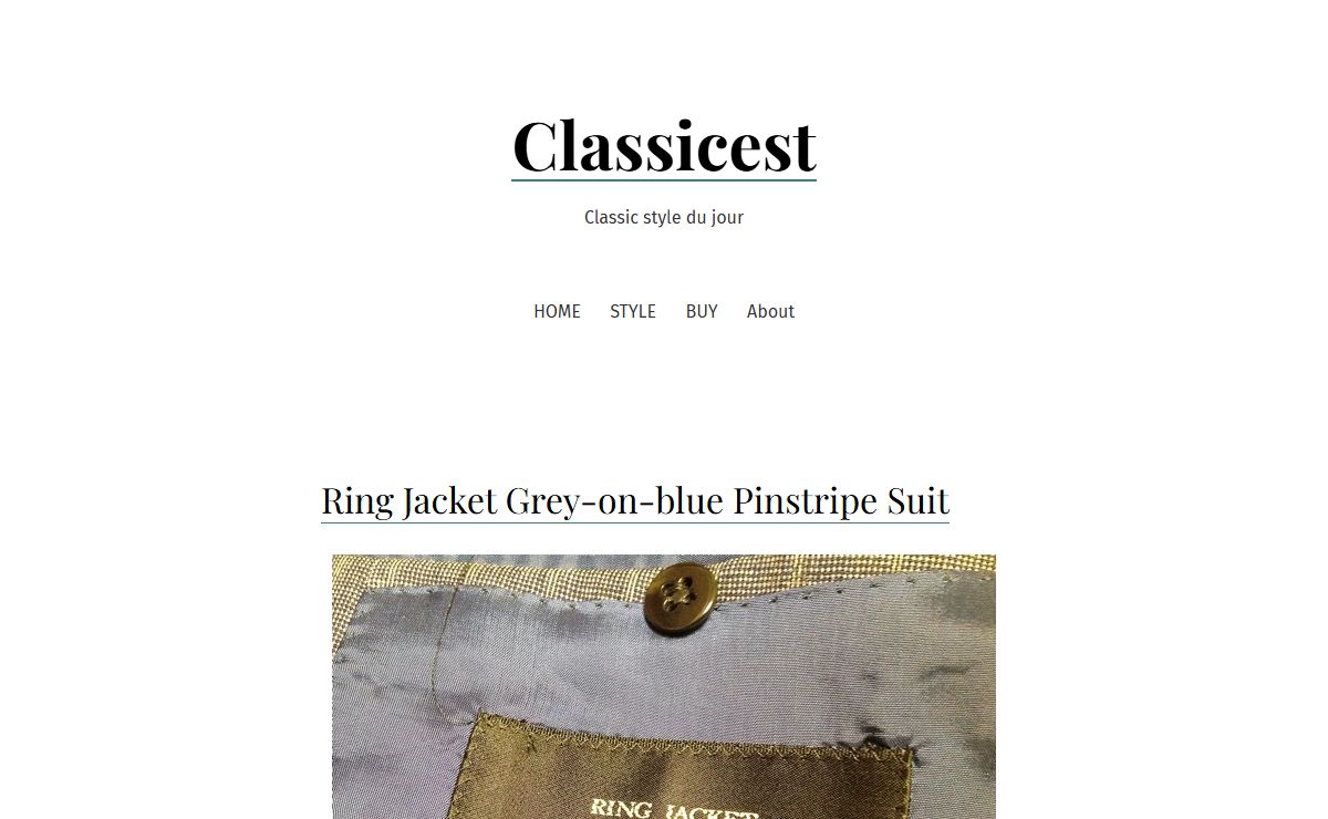 Classicest - Classic style du jour