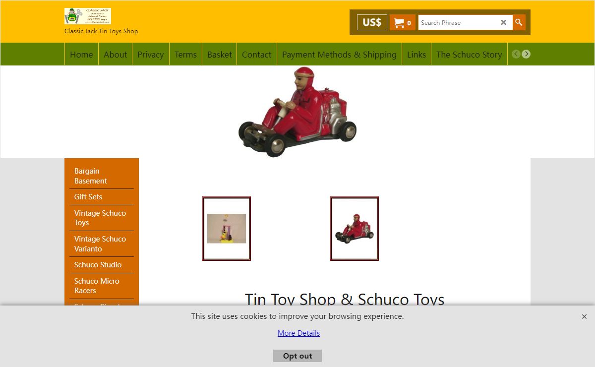 Classic Jack Tin Toys Shop