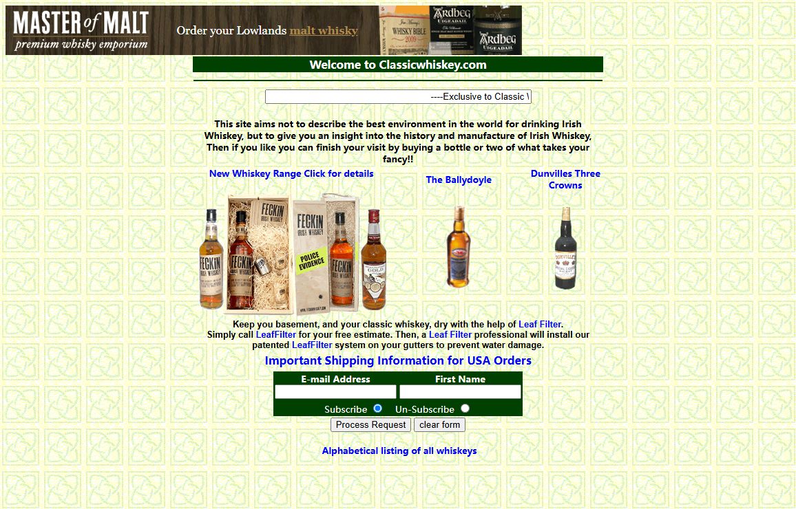 Irish Whiskey
