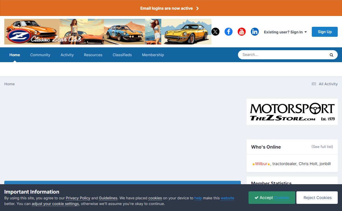 Classic Zcar Club Home Page