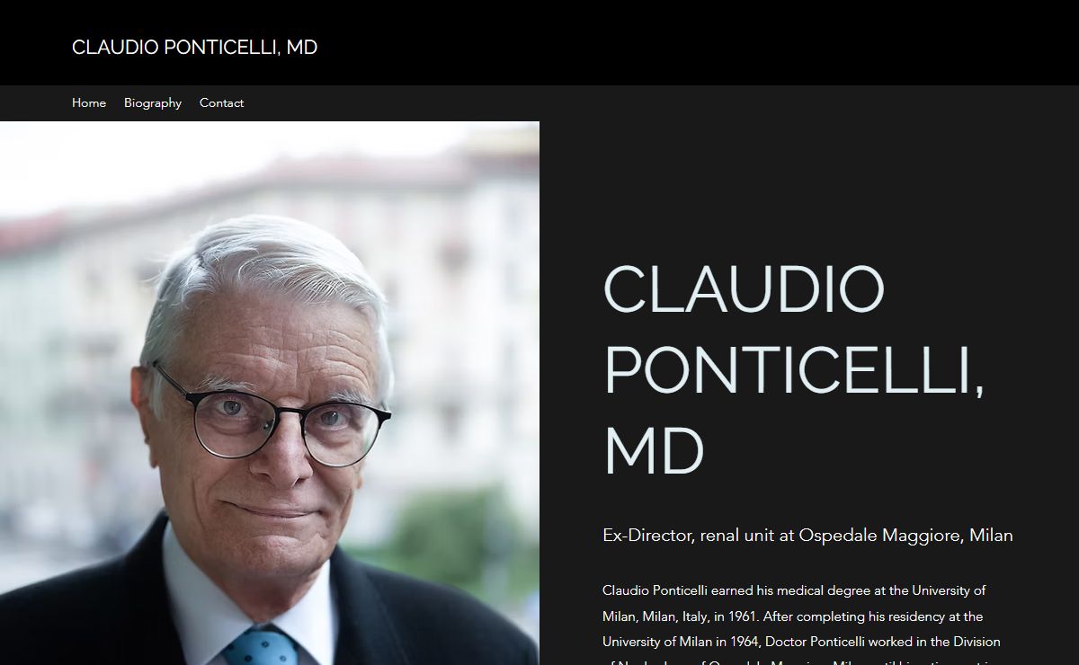 Claudio Ponticelli, MD