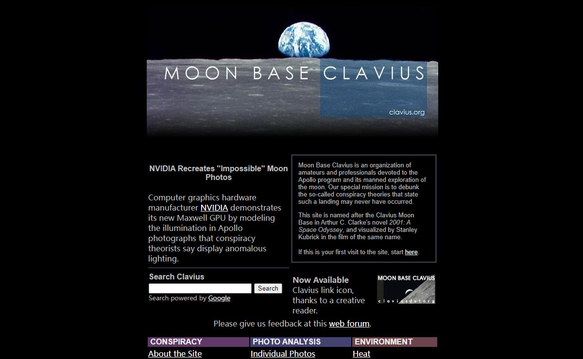 Clavius Moon Base - debunking the moon hoax