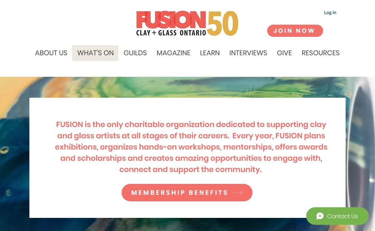 What's on | FUSION I The Ontario Clay and Glass Association