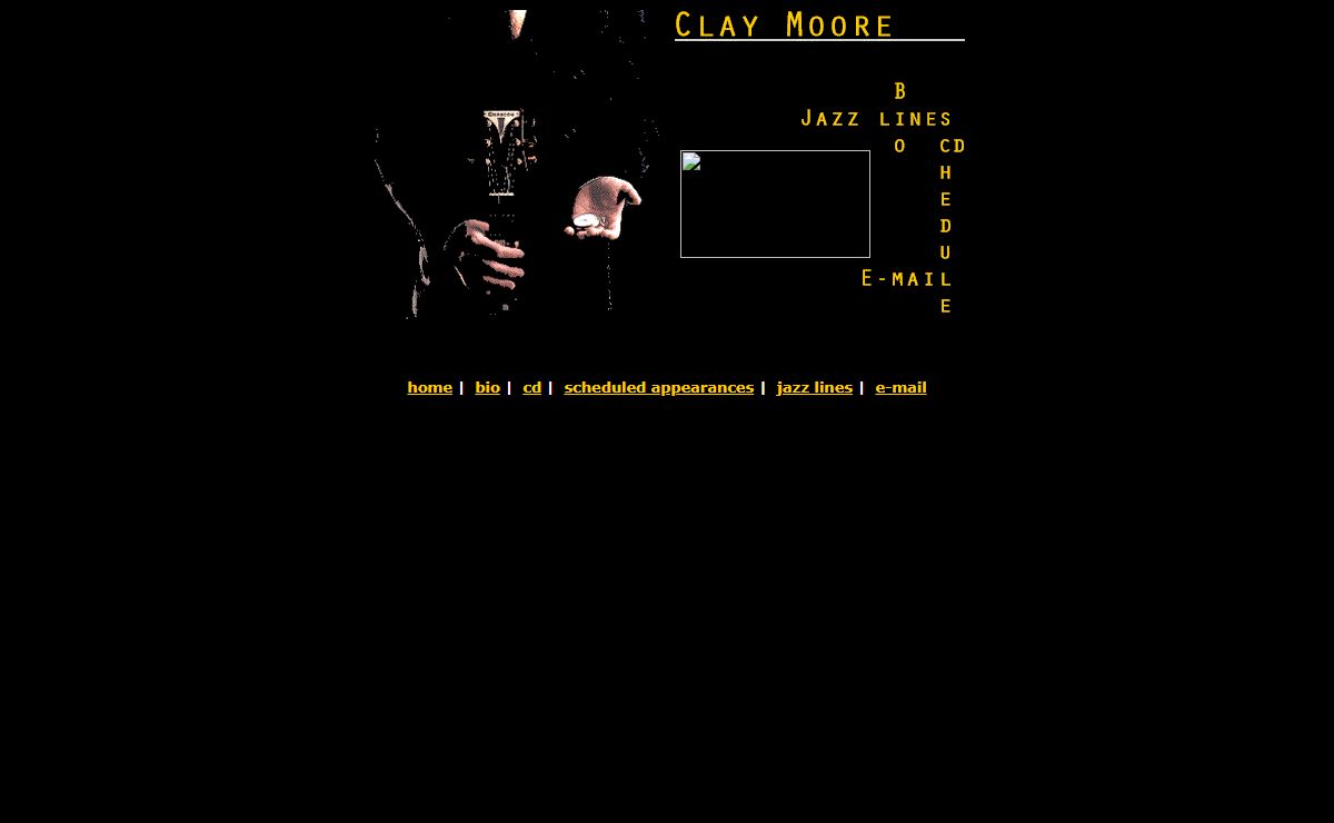 Jazz Guitarist Clay Moore