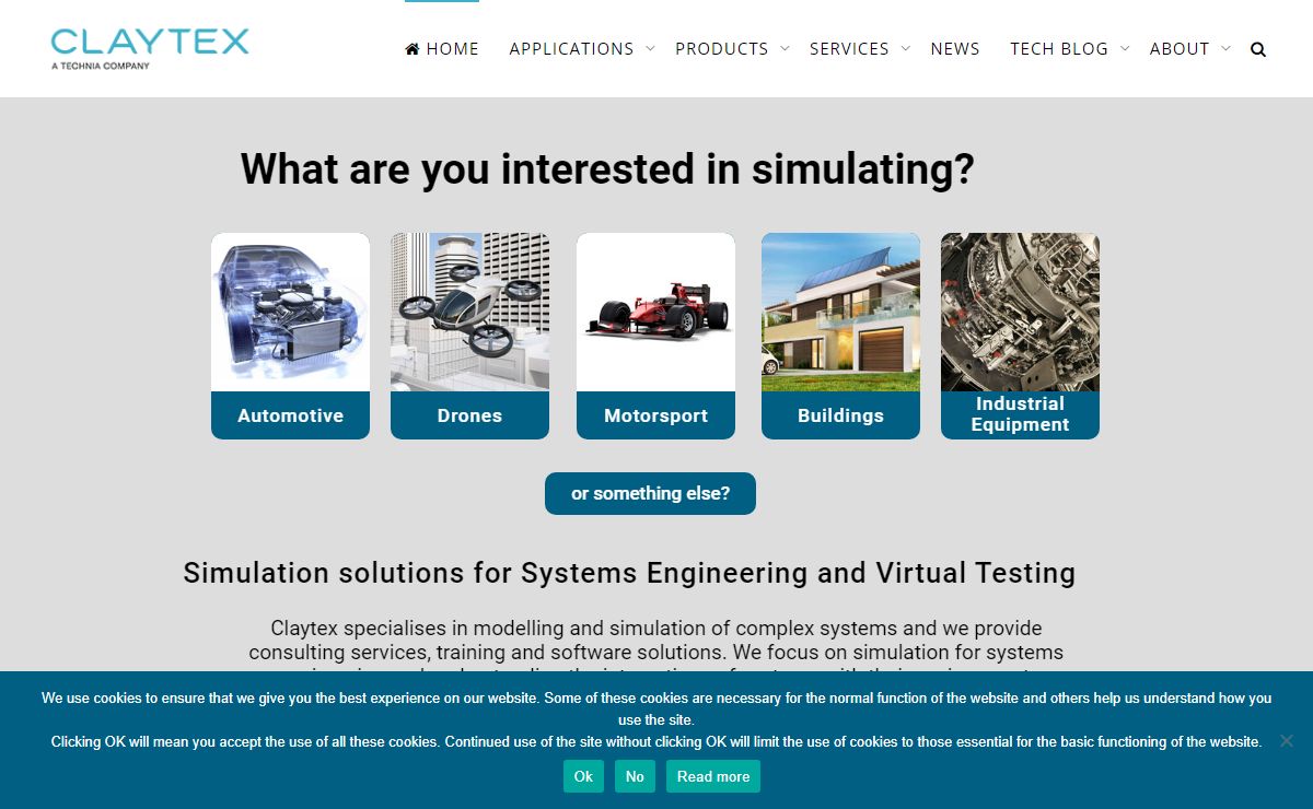 Simulation solutions for systems engineering and virtual testing - Claytex