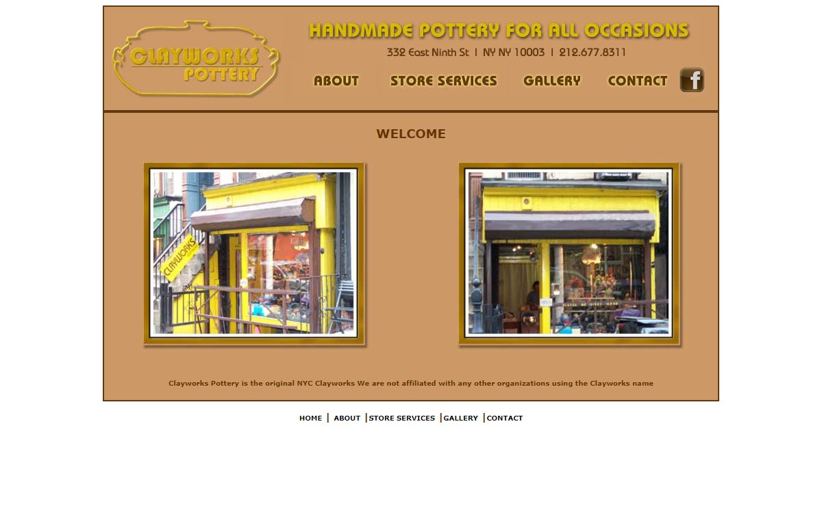 Clayworks Pottery, NY NY