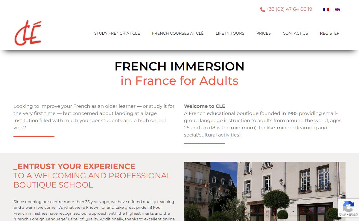 Learn French in France at CLE - Clé