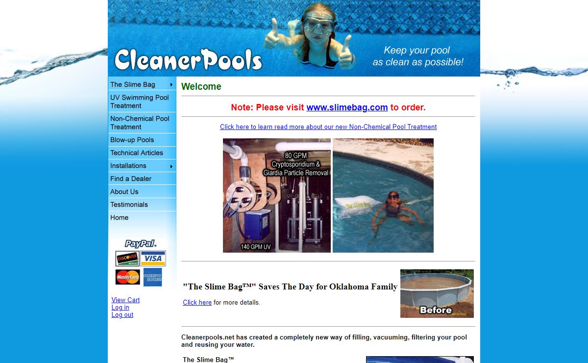 The Slime Bag Pool Filter