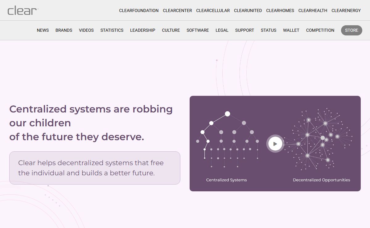 Decentralize Your Digital Life With Clear