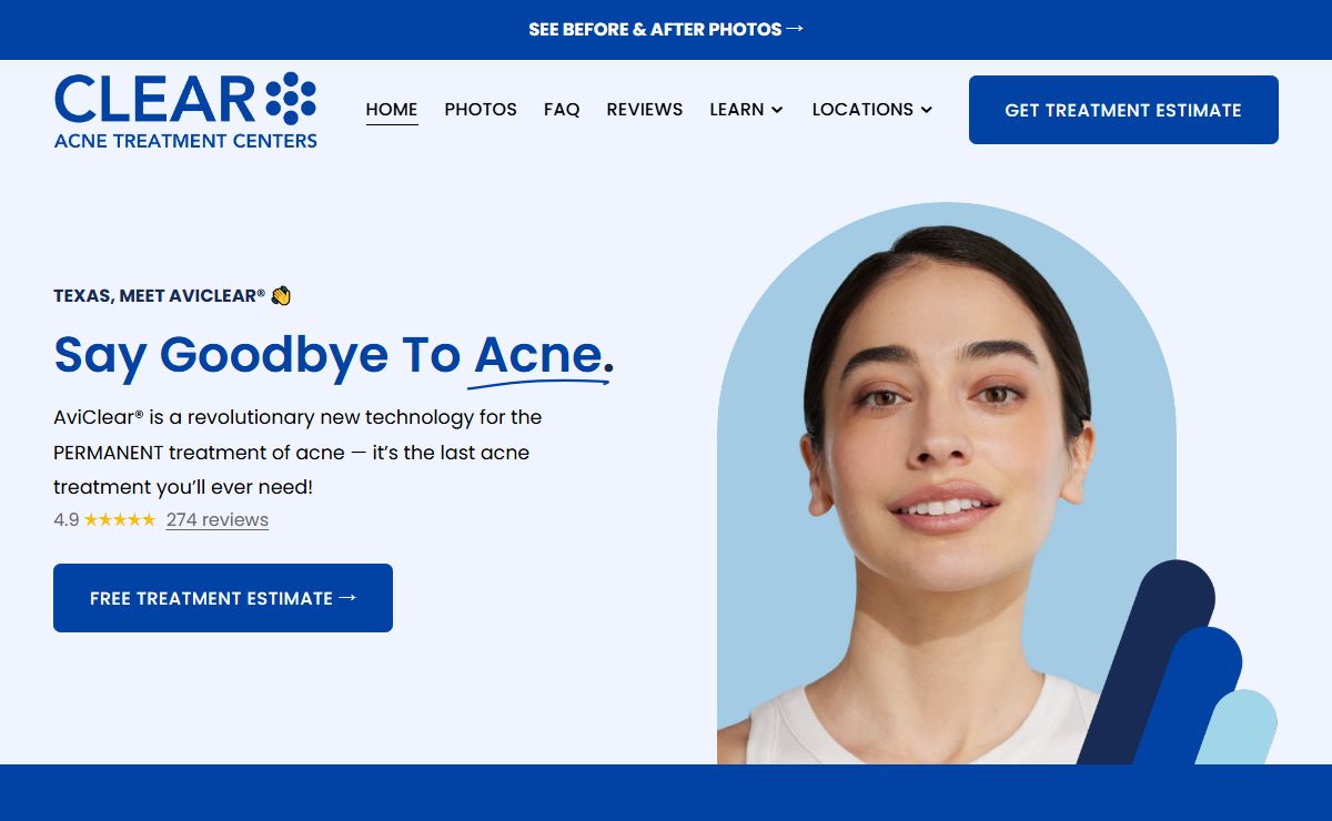 CLEAR Acne Treatment Centers | AviClear® in Texas