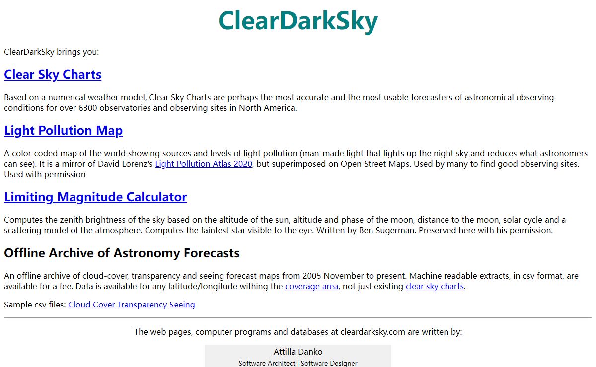 ClearDarkSky