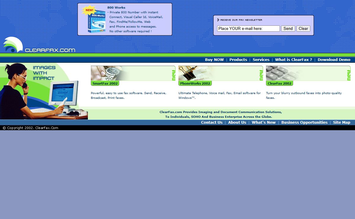 Home of ClearFax.com. Enhanced Fax and Email Solutions