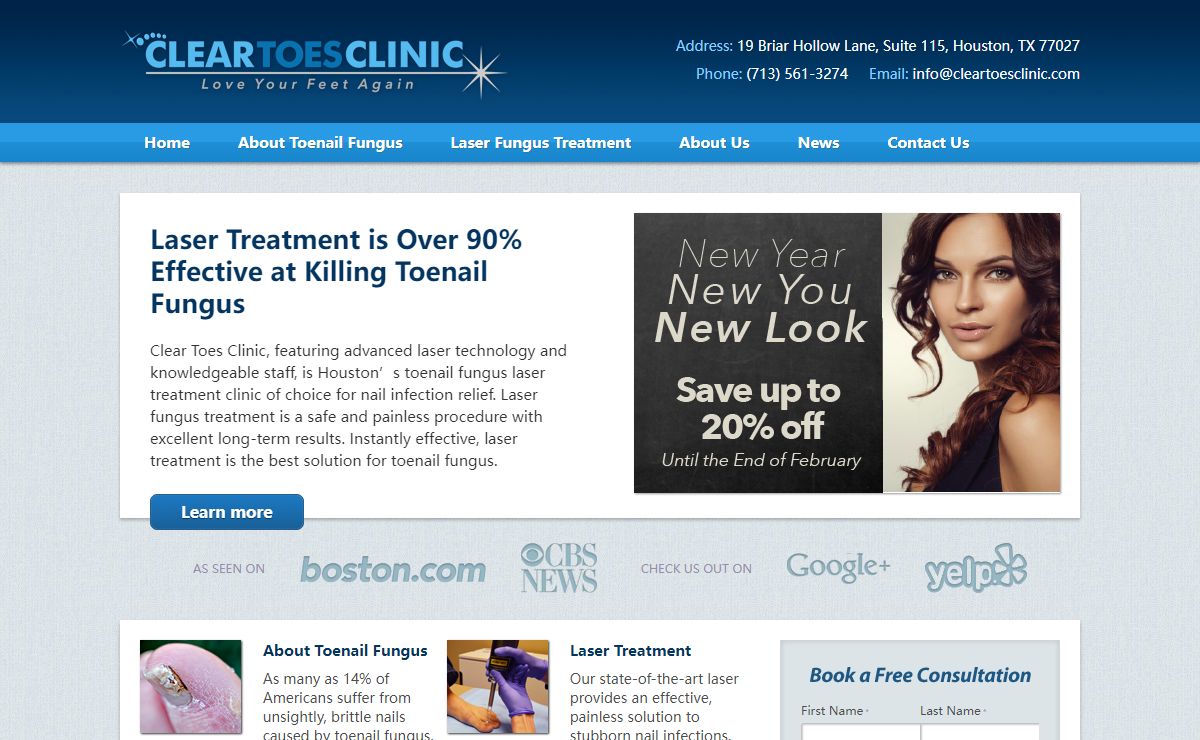 Houston Toenail Fungus Laser Treatment Clinic: Nail Infection l CTC