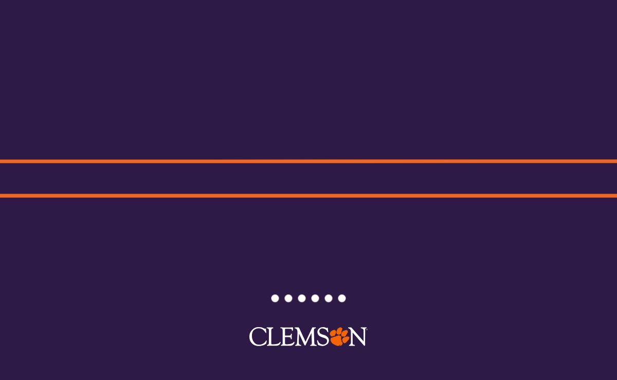 Clemson University, South Carolina