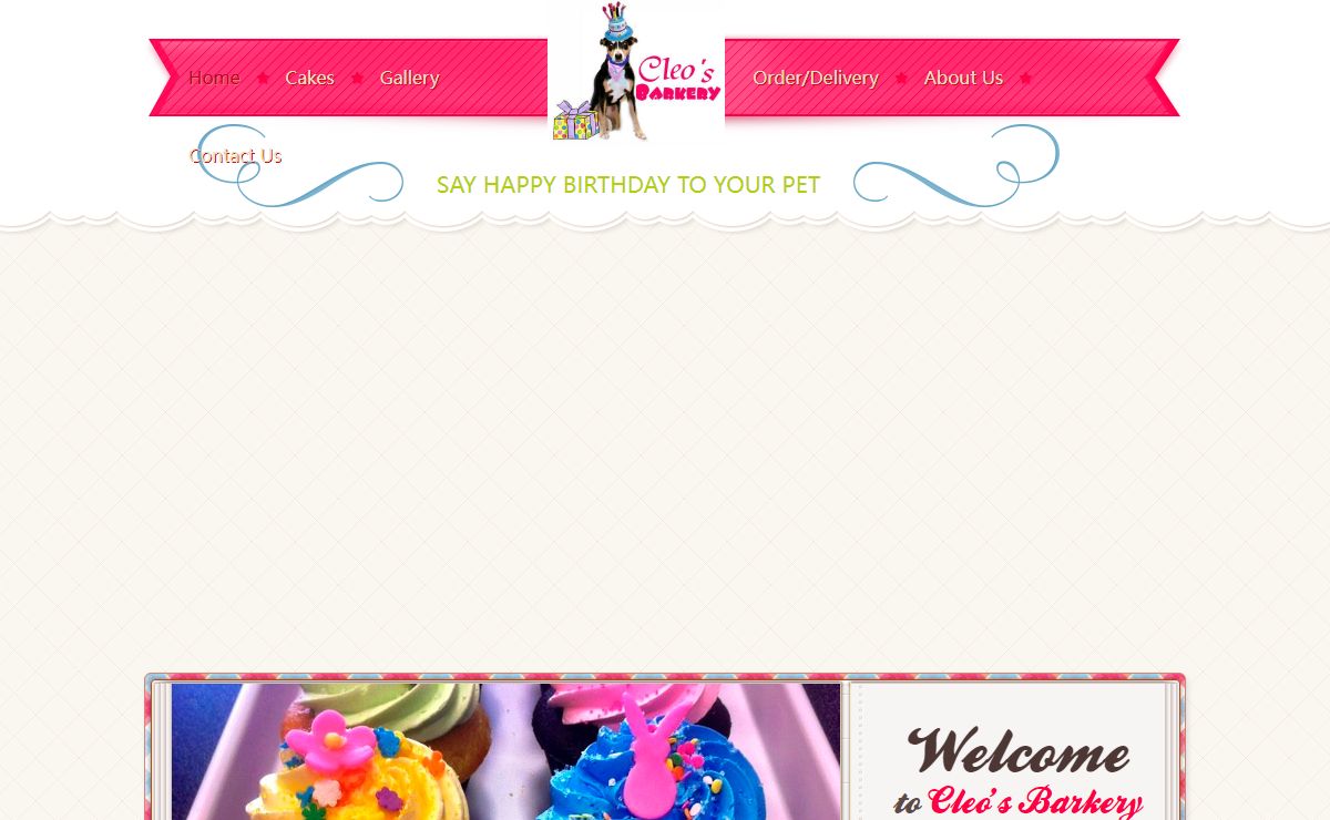 Official | Cleos Barkery: Dog Cakes Bakery in New York