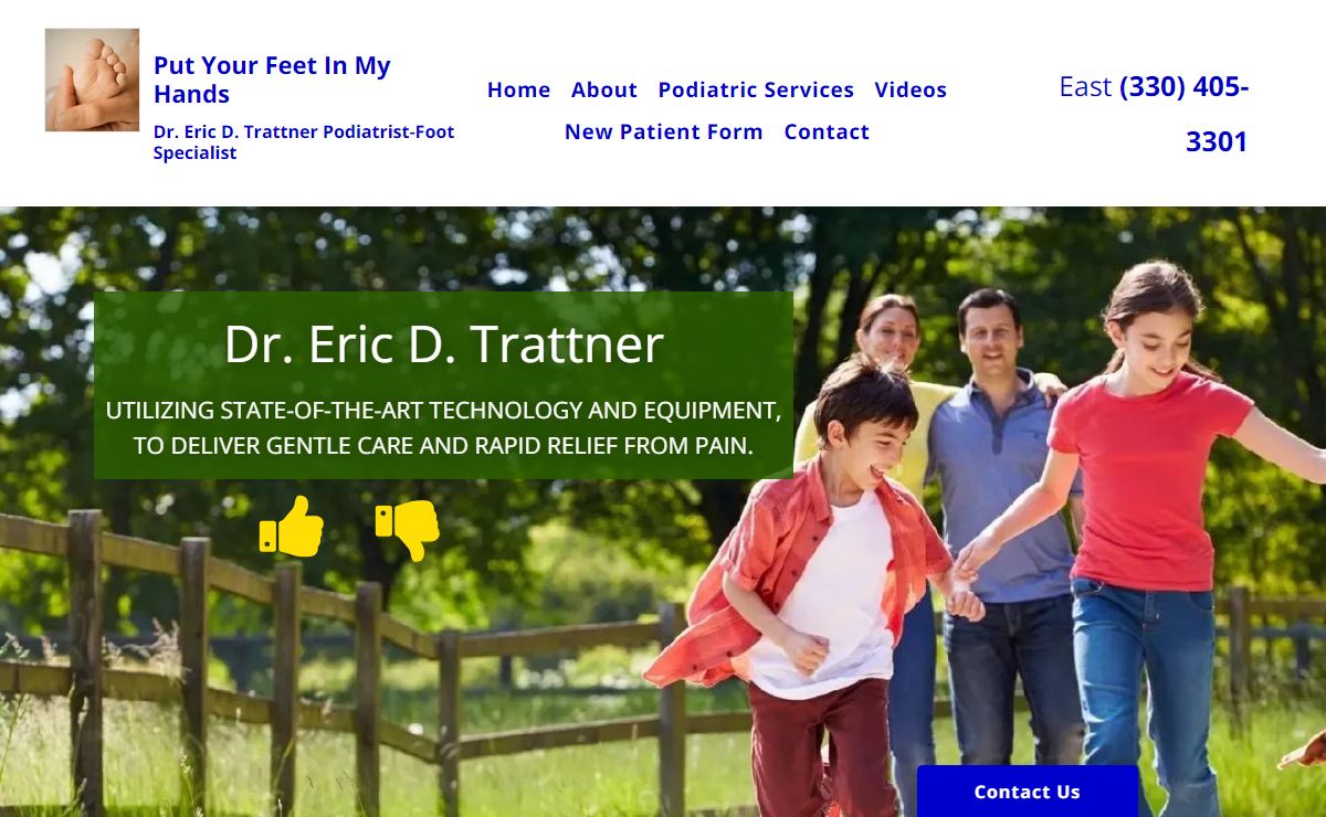 Podiatric Treatment | Cleveland Eastside, OH | Dr. Eric D. Trattner.