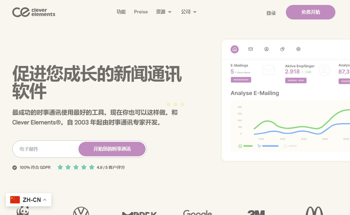 通讯软件 Clever Elements® - 新闻通讯软件
