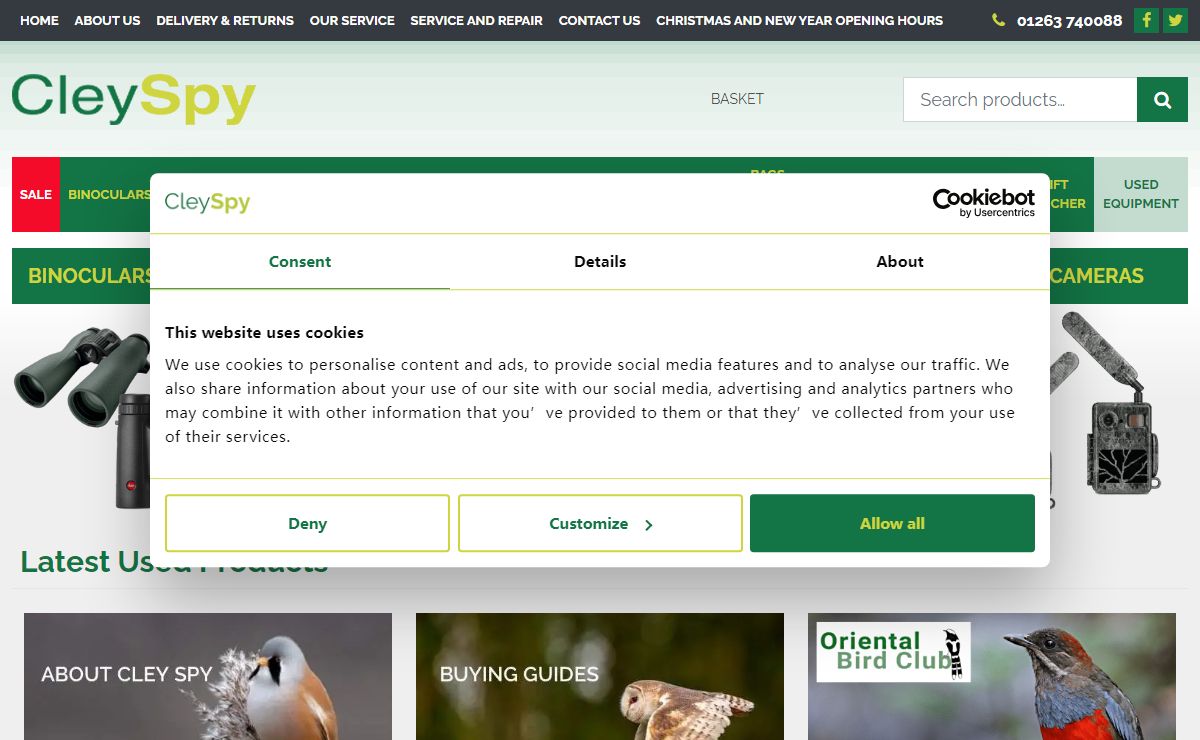 Buy Binoculars & Telescopes Online - Cley Spy