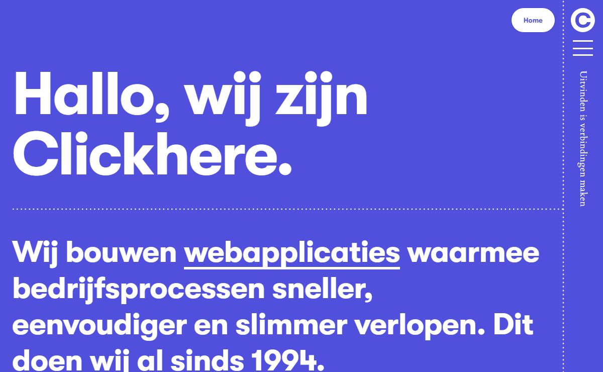 Webapplicaties - Maatwerk software - Open-Source | Clickhere