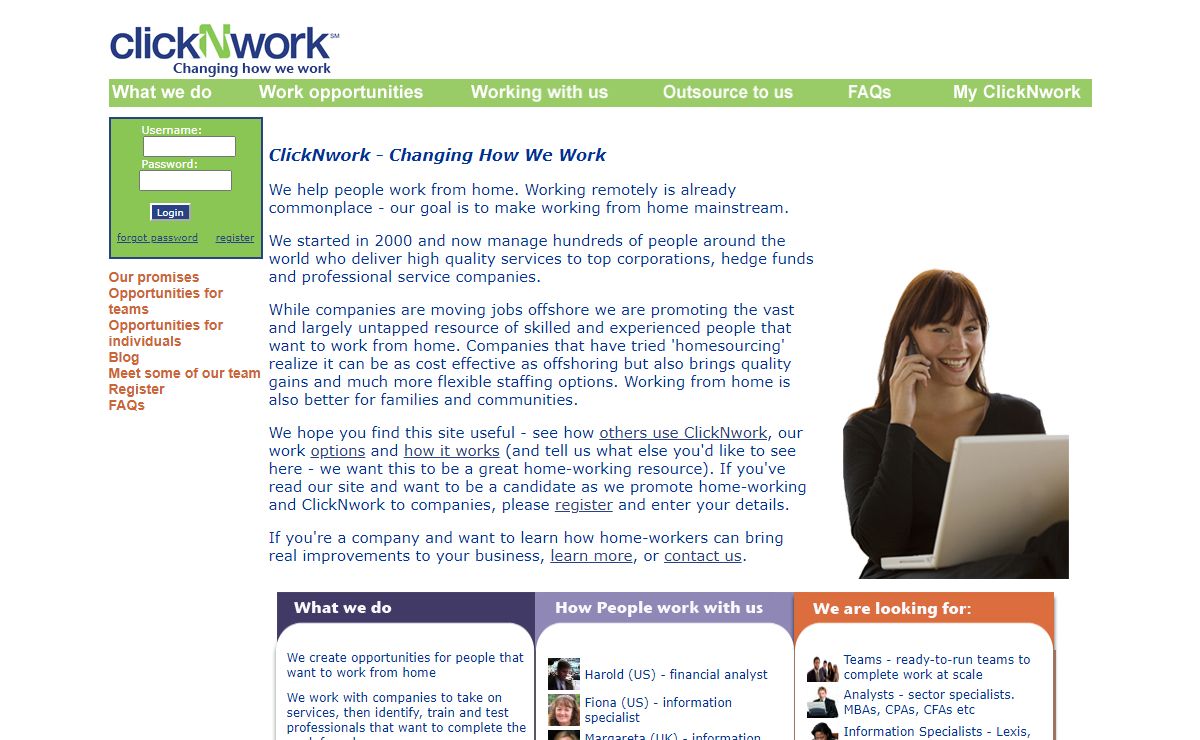 ClickNwork: Home