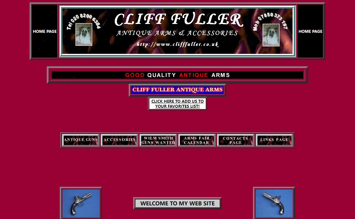 home page