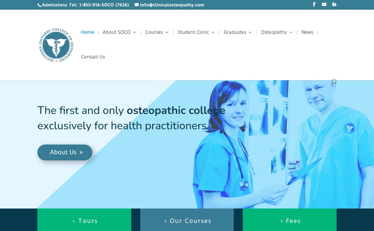 Southern Ontario College of Osteopathy | College of Osteopathy