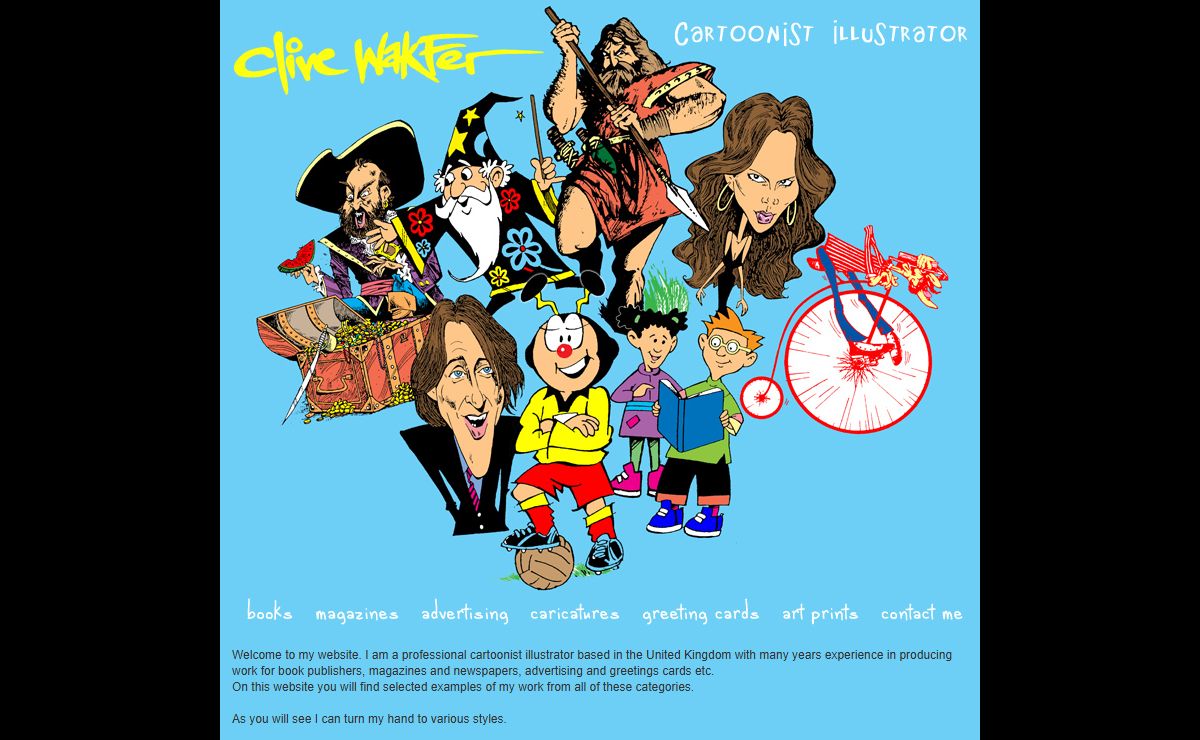 Professional Cartoonist Illustrator UK
