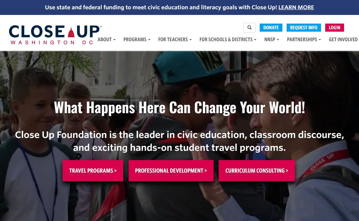 Washington DC Student Programs & Resources | Close Up Foundation