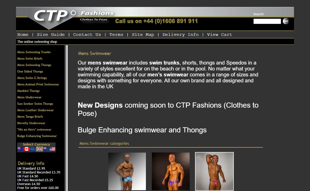 Mens Swimwear - Mens - ClothesToPose.co.uk