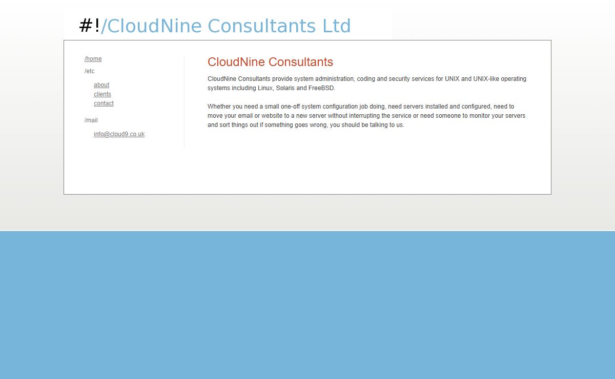 CloudNine Consultants Ltd.
