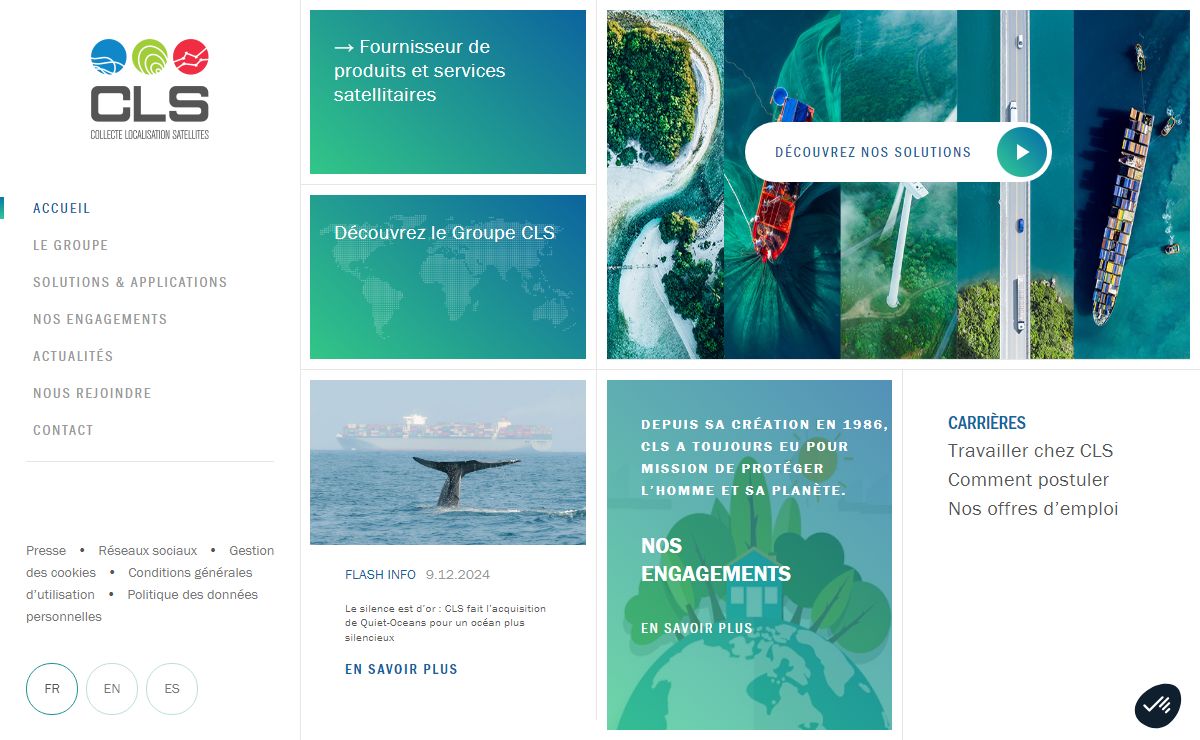 CLS: Collecte Localisation Satellites - Pour la Terre depuis l'Espace