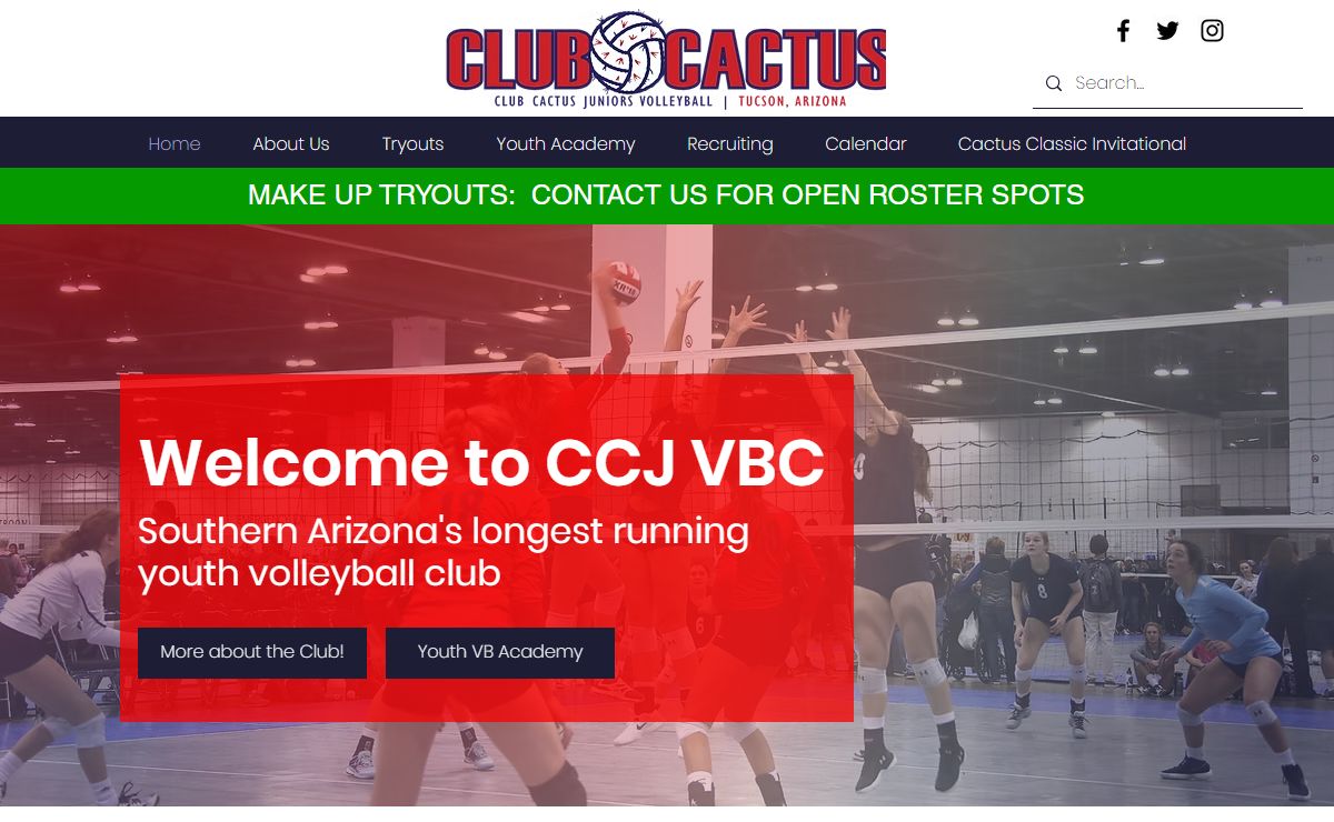 Club Cactus Juniors Volleyball Club | Tucson, Arizona
