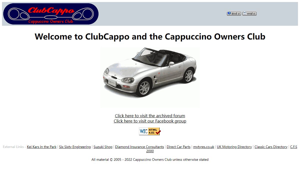 Suzuki Cappuccino - Cappuccino Owners Club