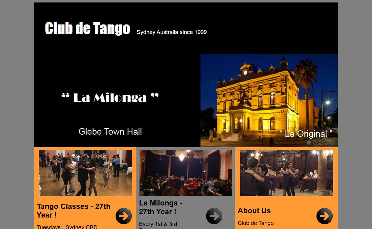 Club de Tango Sydney Australia – Tango Classes in Sydney CBD