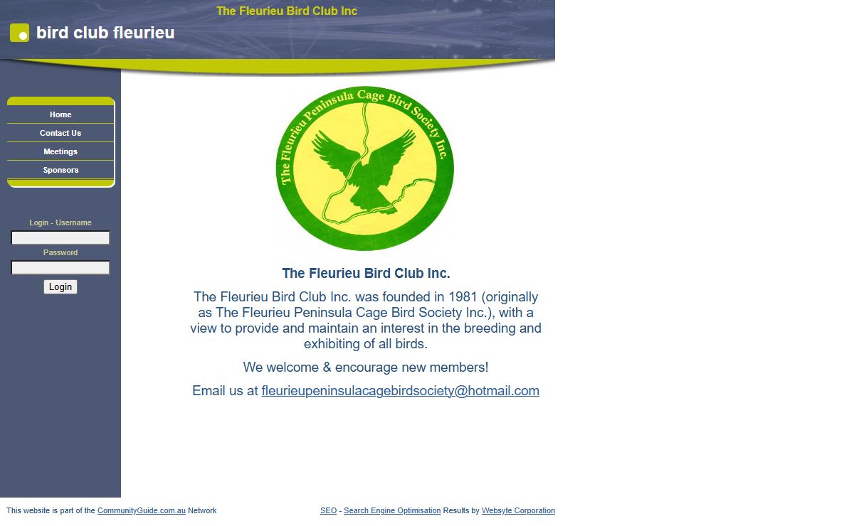 bird club fleurieu - The Fleurieu Bird Club Inc