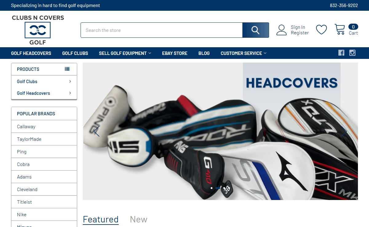 Clubs n Covers | Golf Headcovers and Golf Clubs
