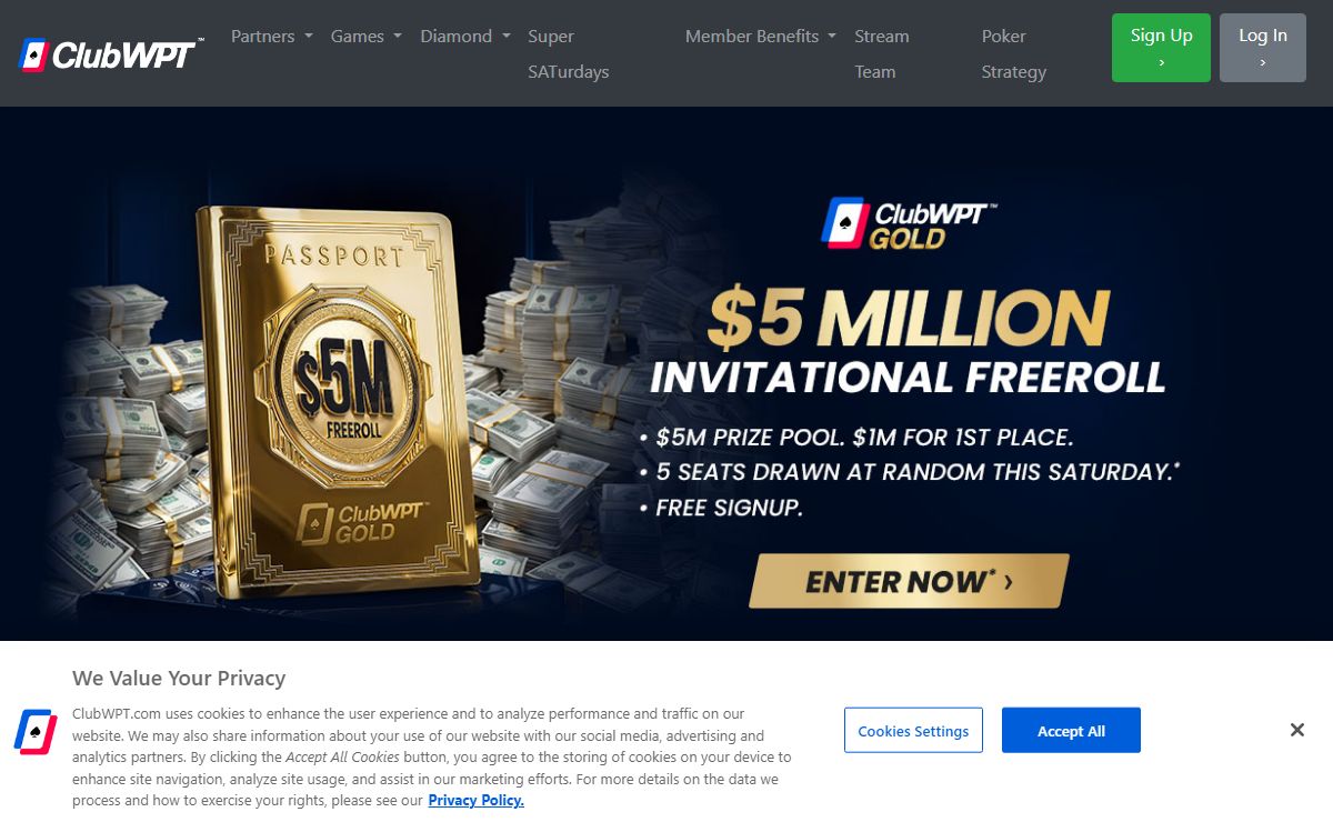 ClubWPT – Play Poker Online To Win Cash & Prizes