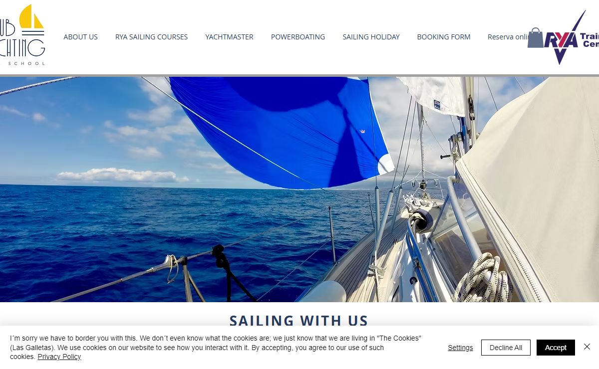 Rya Sailing Courses Tenerife Canaries | Clubyachting