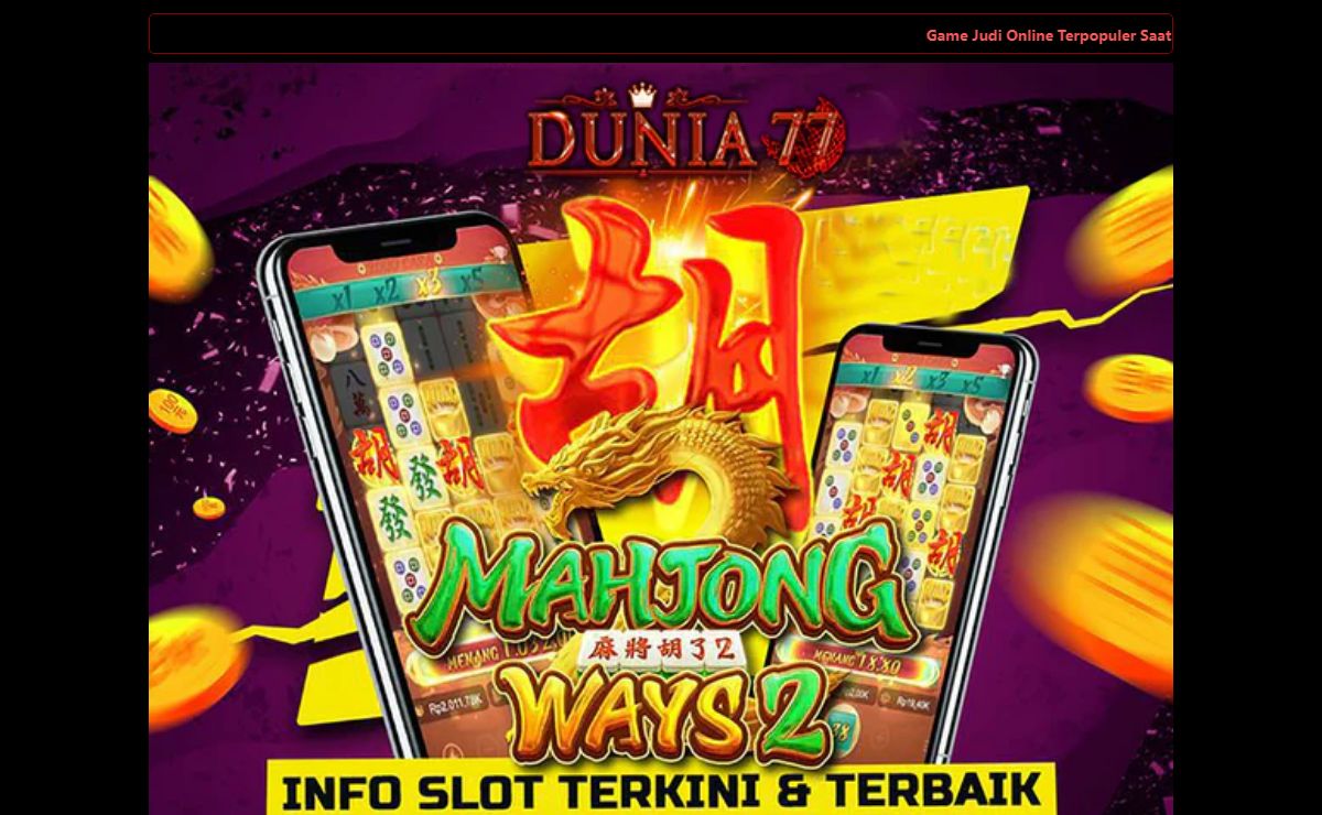DUNIA77 > Situs Slot Pragmatic Play Paling Gacor Hari Ini